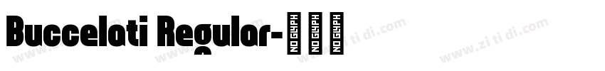 Buccelati Regular字体转换